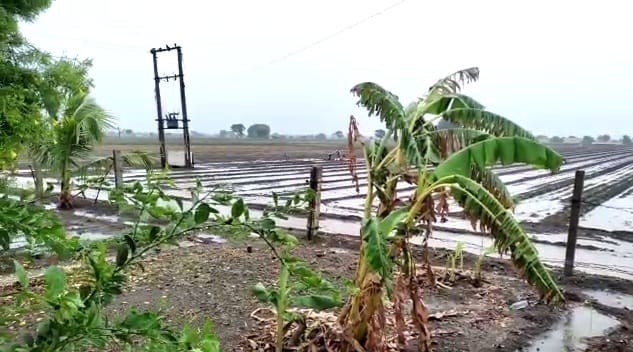 Megharaja showering kindness in Jamnagar panth! One inch of rain in two hours in Jamjodhpur