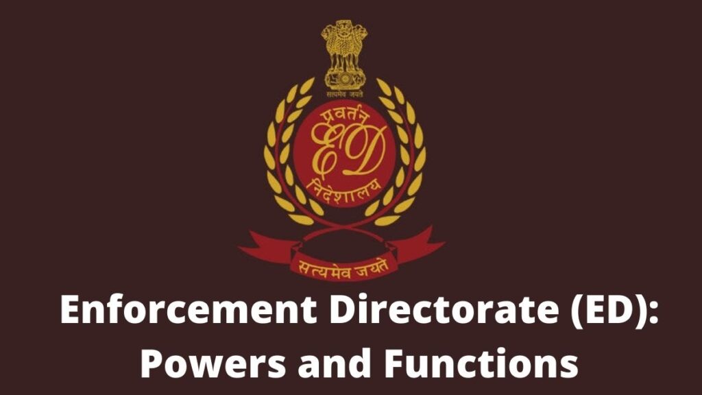 Supreme Court upholds right of ED to arrest, seize property