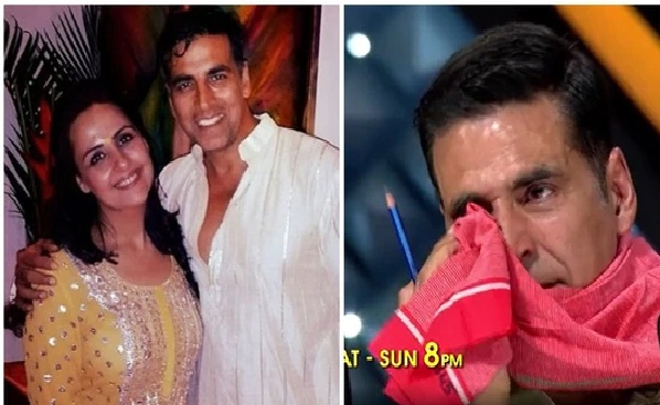 Bollywood star Akshay Kumar's sister is emotional! It seems to have come into the eyes