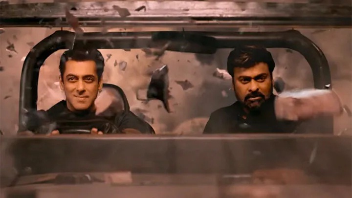 Salman was seen doing action with megastar Chiranjeevi! The teaser of God Father has been released