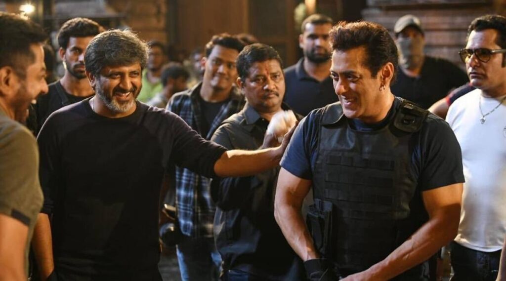 Salman was seen doing action with megastar Chiranjeevi! The teaser of God Father has been released