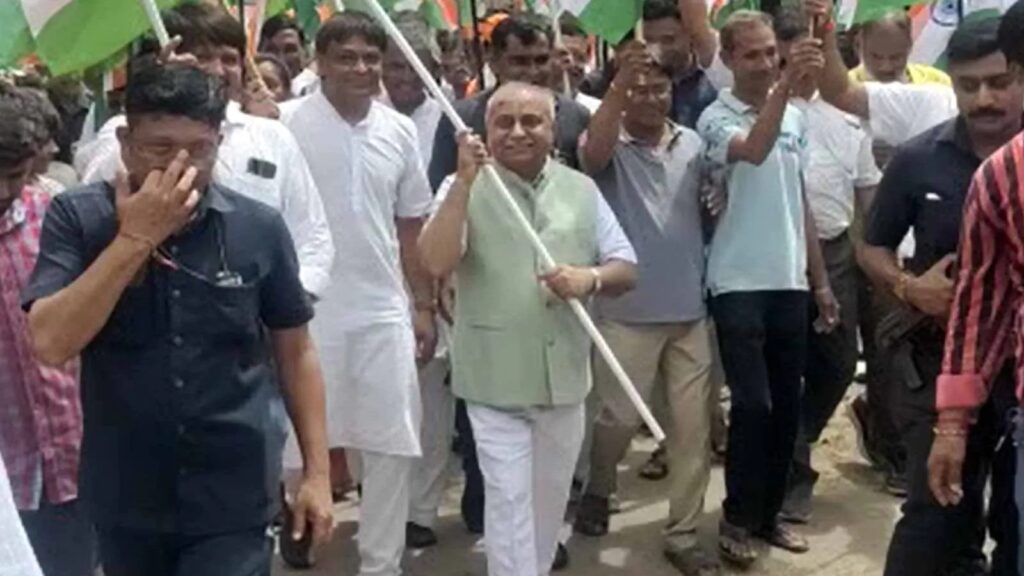 After being injured in a cow attack, Nitin Patel gave a statement about stray cattle