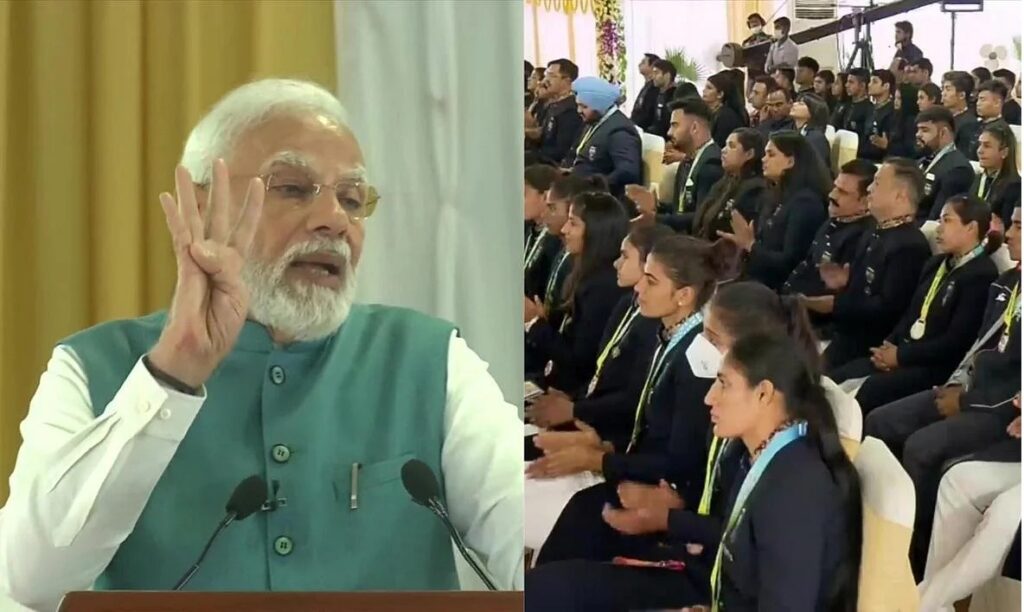Prime Minister Modi met medalists who are heroes of the Commonwealth