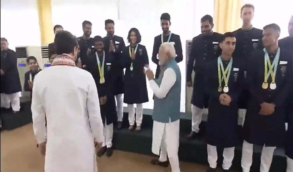 Prime Minister Modi met medalists who are heroes of the Commonwealth