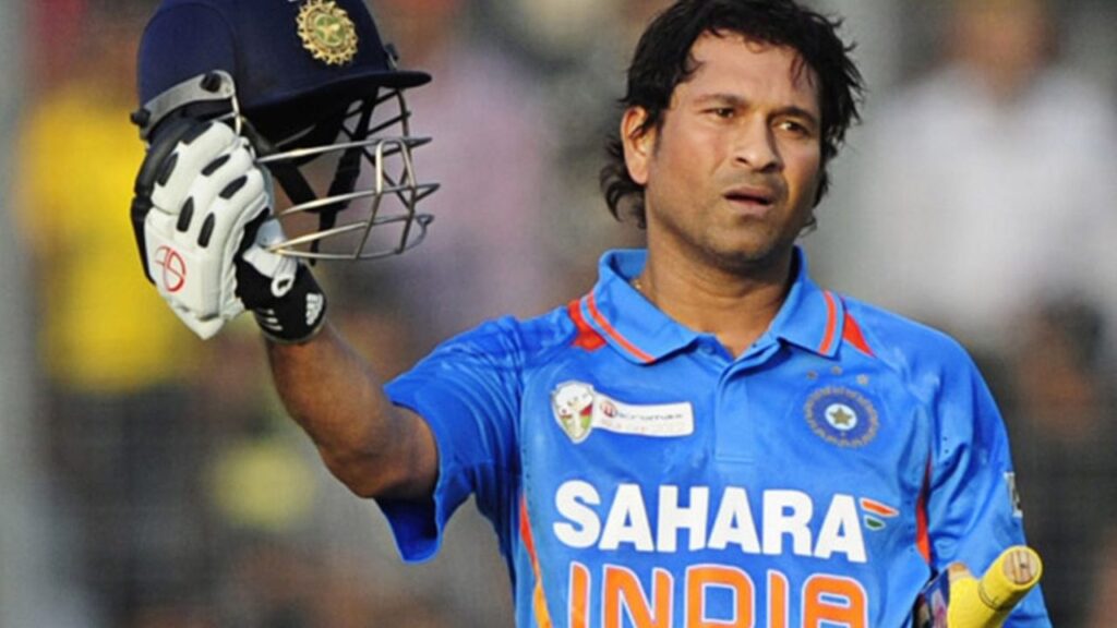 Master blaster Sachin Tendulkar scored the first century of his career in England