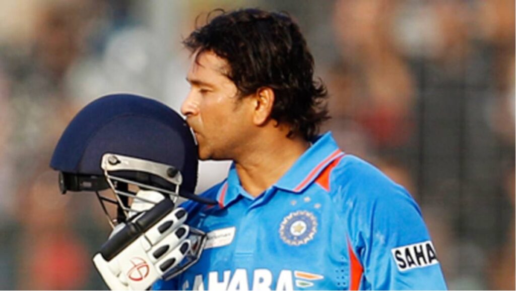 Master blaster Sachin Tendulkar scored the first century of his career in England