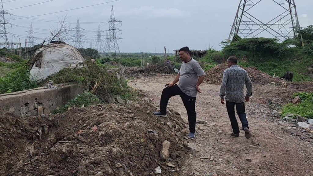 Death toll: Heaps of dead bodies of cows in the Jamnagar Manpa area, the government book claims that it is safe!