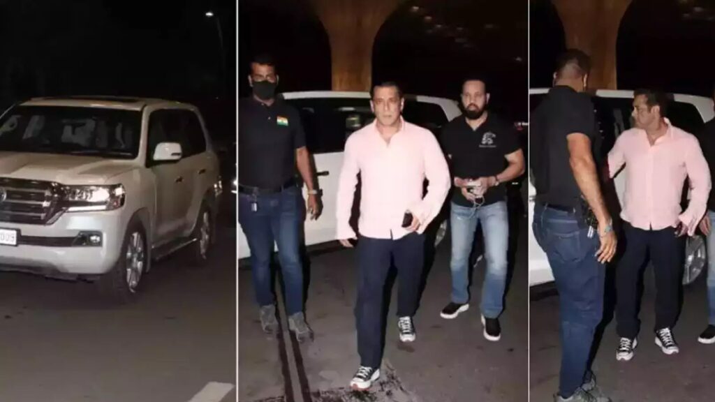 Sallubhai bought a 1.5 crore bulletproof car! Something like this entry with a bodyguard