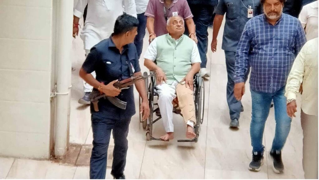 After being injured in a cow attack, Nitin Patel gave a statement about stray cattle