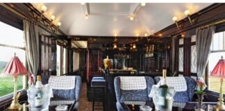 આ ટ્રેનમાં સફર દરમિયાન 5 સ્ટાર હોટેલ જેવી આવશે ફિલિંગ! આ છે દુનિયાની સૌથી લકઝરી ટ્રેન The filling will be like a 5-star hotel during the trip in this train! This is the most luxurious train in the world