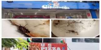 યુએસ પિઝા હોય કે પછી છાસવાલા ડેરી એન્ડ આઇસ્ક્રીમ બધી જગ્યાએ જમવામાંથી જીવાત નીકળે છે Be it US Pizza or Chaaswala Dairy and Ice Cream, spirits are coming out everywhere.