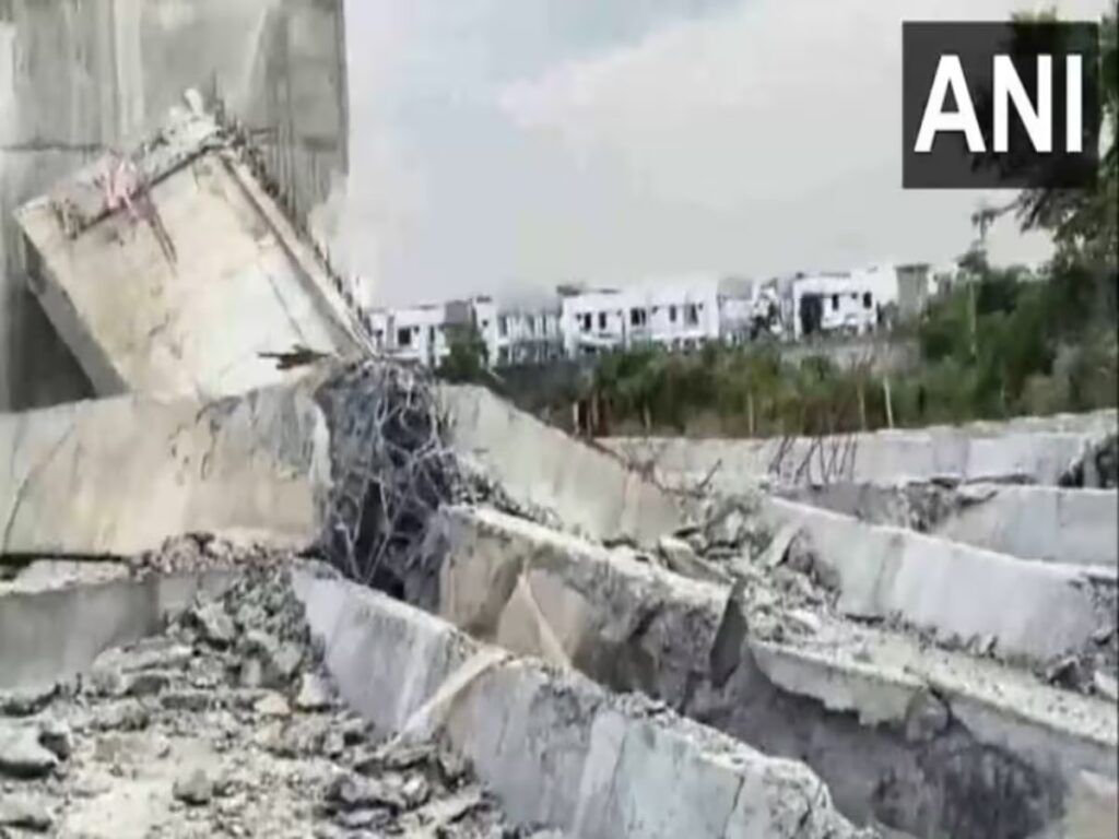 Under-construction overbridge collapses in Palanpur of Banaskantha, 2 dead bodies found
