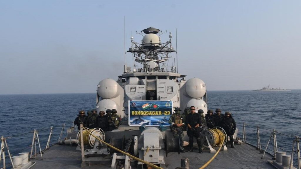 India-Bangladesh navies conduct bilateral military exercise, learn art of fighting every challenge