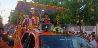 ૭૯ જામનગર (દક્ષિણ) વિધાનસભા વિસ્તારમાં વિશાળ બાઈક રેલી યોજાઈ , ઠેર ઠેર જગ્યાએ સાંસદ પૂનમબેન માડમનું કરાયું ભવ્ય સ્વાગત…..