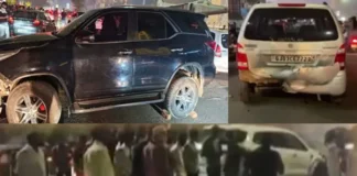 રાજકોટમાં દિવાળીની રાત્રે ‘તથ્ય’વાળી : નશામાં ધૂત નબીરાએ 9 વાહન અને 5 લોકોને ફંગોળી નાખ્યાં!